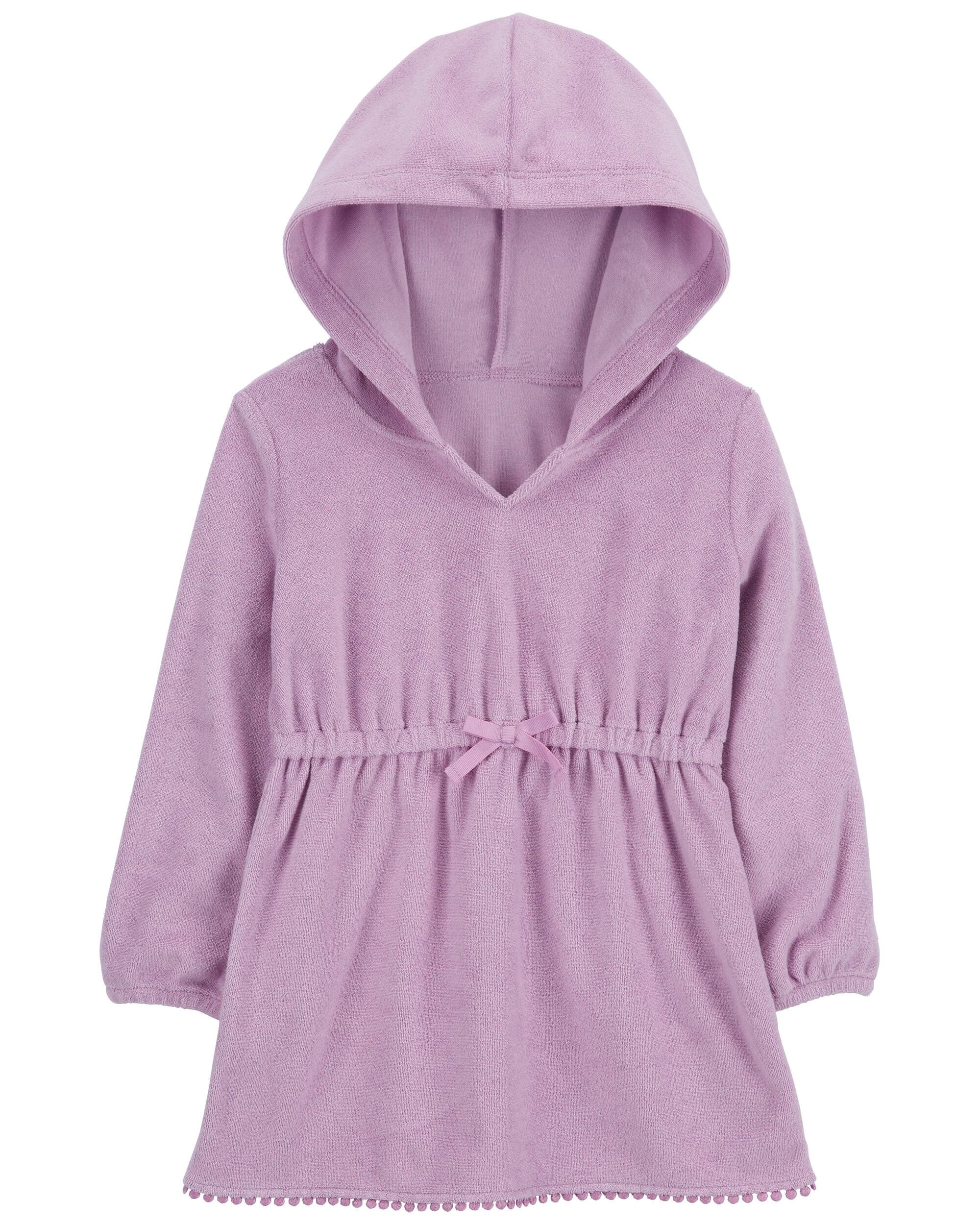 Carter's Girls' Swim Cover-Up - Lightweight Beach Dress with UPF Protection for Toddler & Kids - Perfect for Poolside, Beach Vacation & Summer Outings