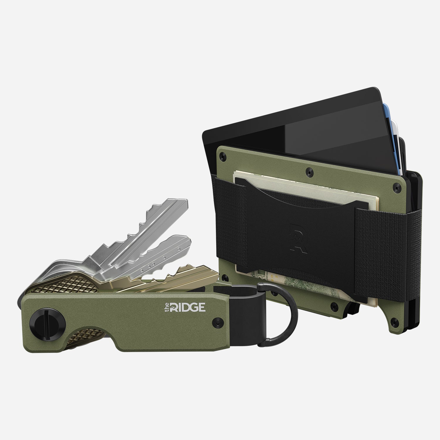 Premium Matte Olive MagSafe Daily Driver Kit - Perfect for iPhone Charging, Car Mount & Home Use