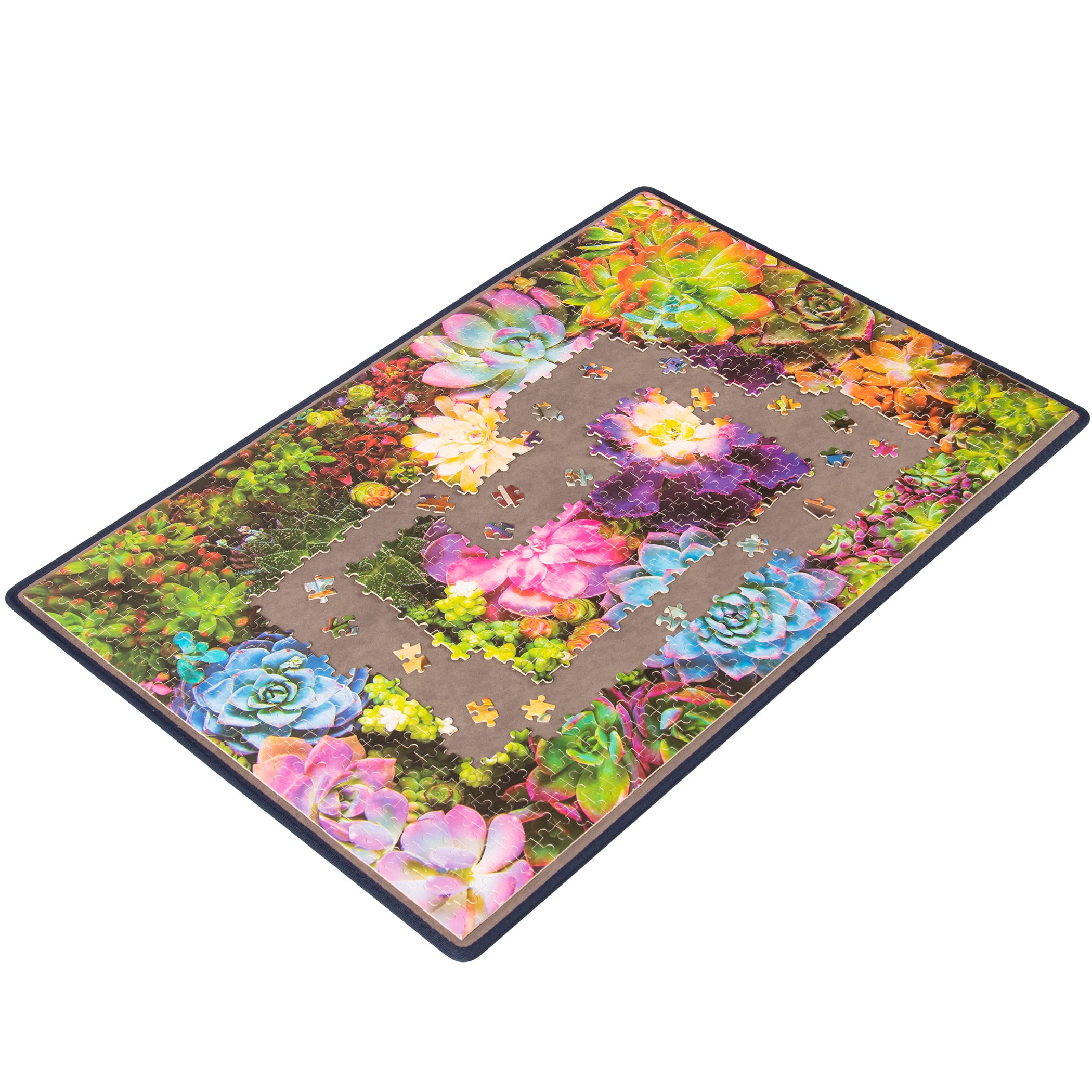 Premium Tektalk Jigsaw Puzzle Board - Portable Non-Slip Puzzle Mat for 1000-Piece Puzzles | Puzzle Storage & Organizer | Perfect for Home, Travel & Family Game Nights