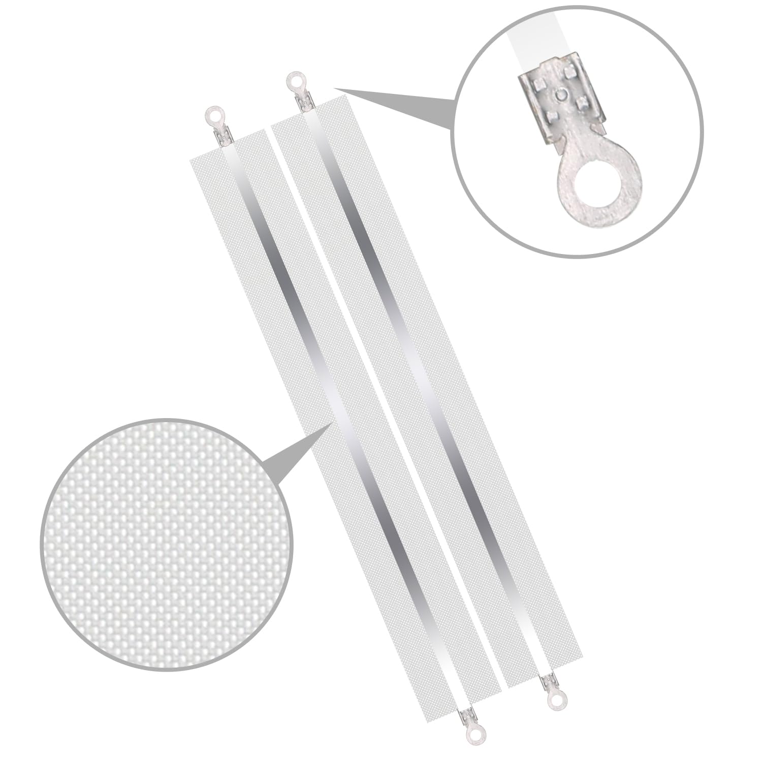 LinsnField 8-Inch Impulse Sealer Repair Kit - 6 Pack PTFE Heat Seal Strips & 2mm Replacement Parts for Packaging, Sealing Bags & Food Storage