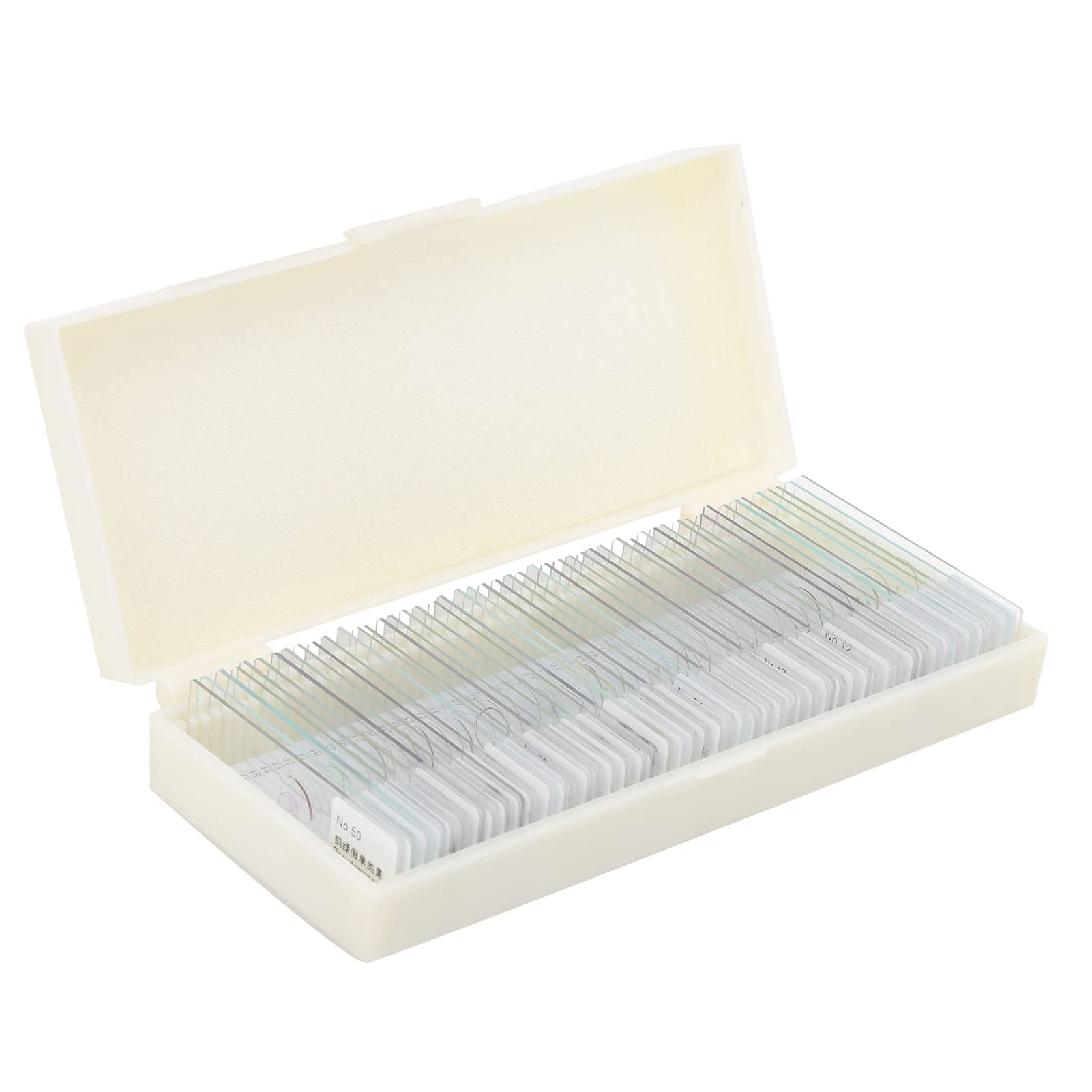 Professional Prepared Glass Microscope Slides for Biological Experiments, Medical Research & Science Education - Ideal for Labs, Classrooms & Home Science Kits