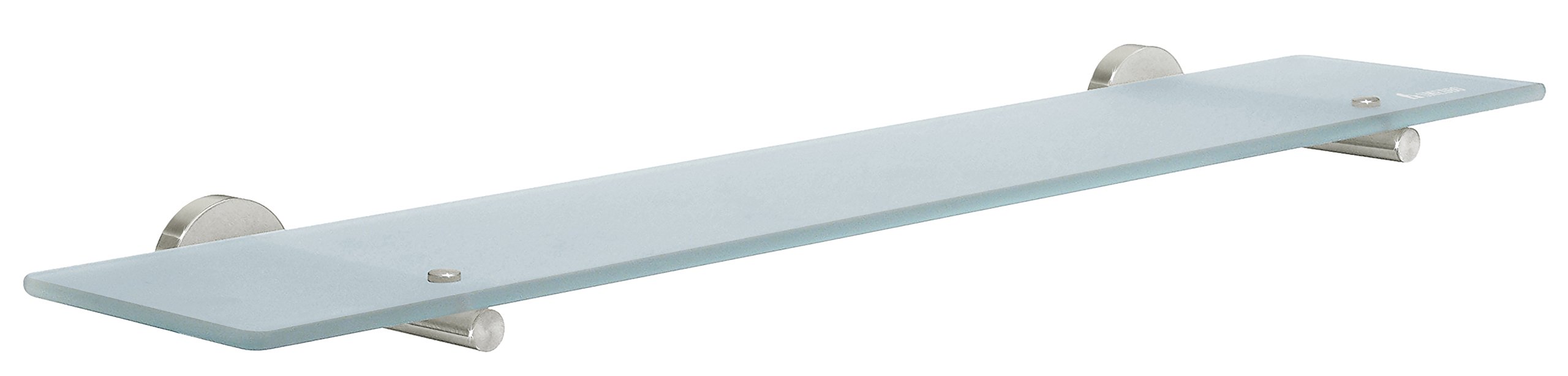 Frosted Glass Shelf for Home Decor - Stylish Floating Shelves for Bathroom, Kitchen & Living Room Storage
