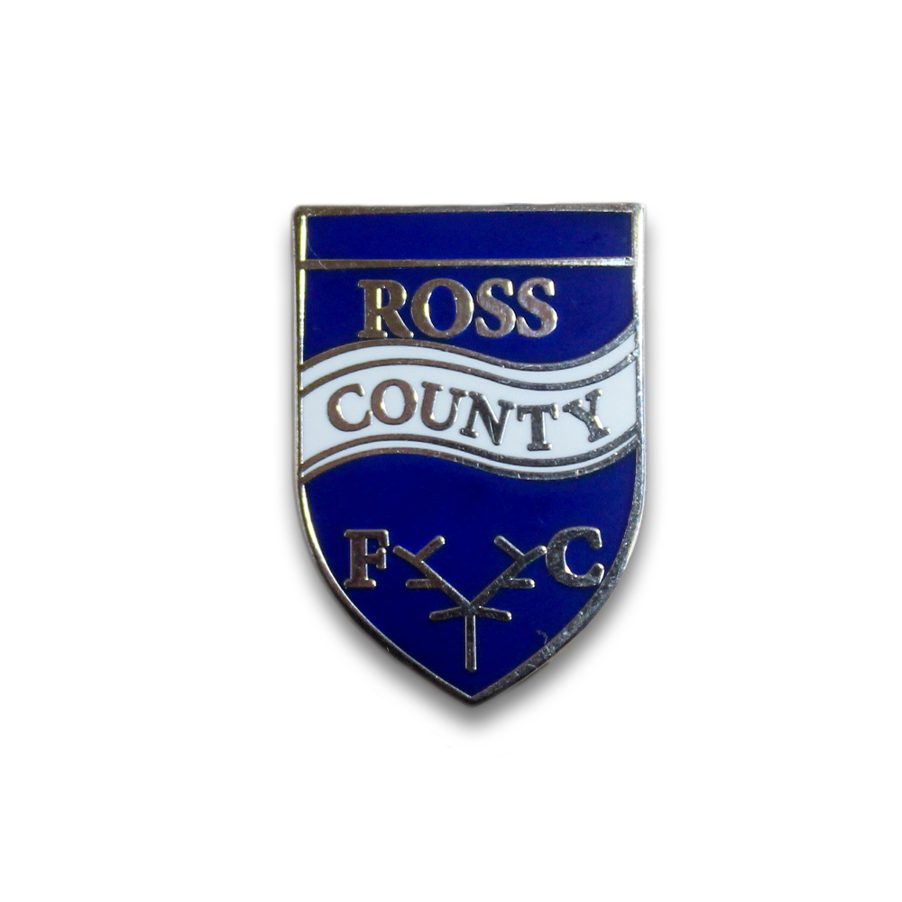 Ross County FC Pin Badge - Official Football Club Enamel Lapel Pin - Collectible Souvenir for Fans & Supporters - Perfect for Jerseys, Hats, Bags & Memorabilia Displays