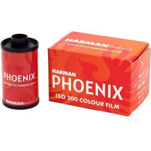 Harman Phoenix 200 Color Film 36 Exposure 35mm - Professional ISO 200 Film for Street Photography, Travel & Vintage Camera Enthusiasts