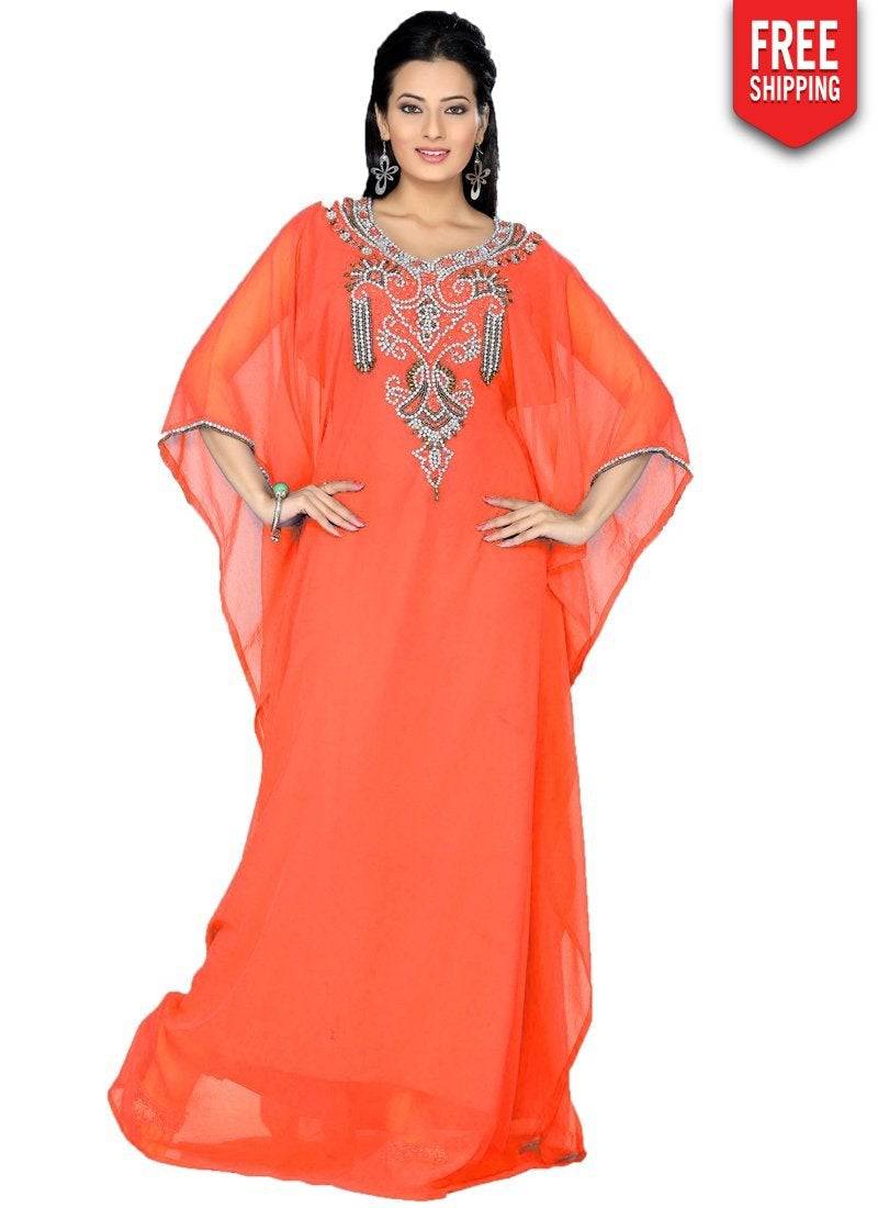 Elegant Embroidered Islamic Kaftans for Women - Modest Muslim Dresses - Perfect for Eid, Ramadan & Special Occasions