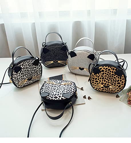 Sparkly Glitter Sequin Cat Crossbody Bag - Cute Mini Shoulder Purse for Women, Perfect for Parties, Date Nights & Casual Outings