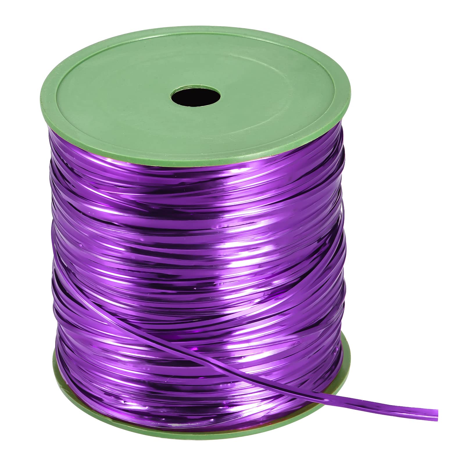 MECCANIXITY 350 Yard Plastic Foil Twist Ties - Bulk Pack for Bread Bags, Candy Wrapping, Cookie Packaging, Gift Bags & Arts Crafts (Purple) | Food Safe, Durable Closure Solution for Home Baking & DIY Projects