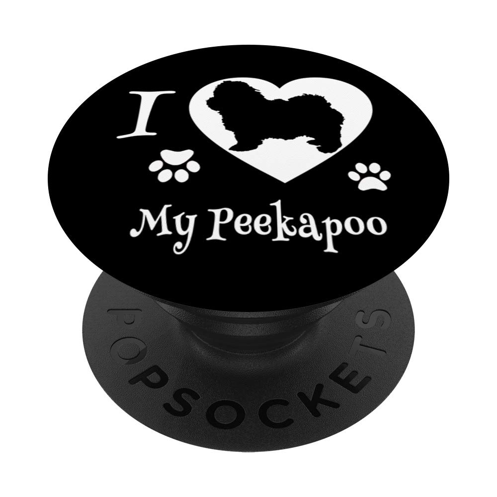 Peekapoo Dog Lovers Phone Grip - Swappable PopSocket for iPhone, Android & Tablets | Perfect for Dog Walking, Travel & Daily Use