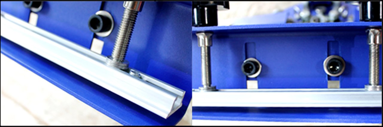 4 Color 2 Station Screen Printing Machine - Single Rotating Screen Press with Free Squeegees for DIY T-Shirt Printing & Custom Apparel Business
