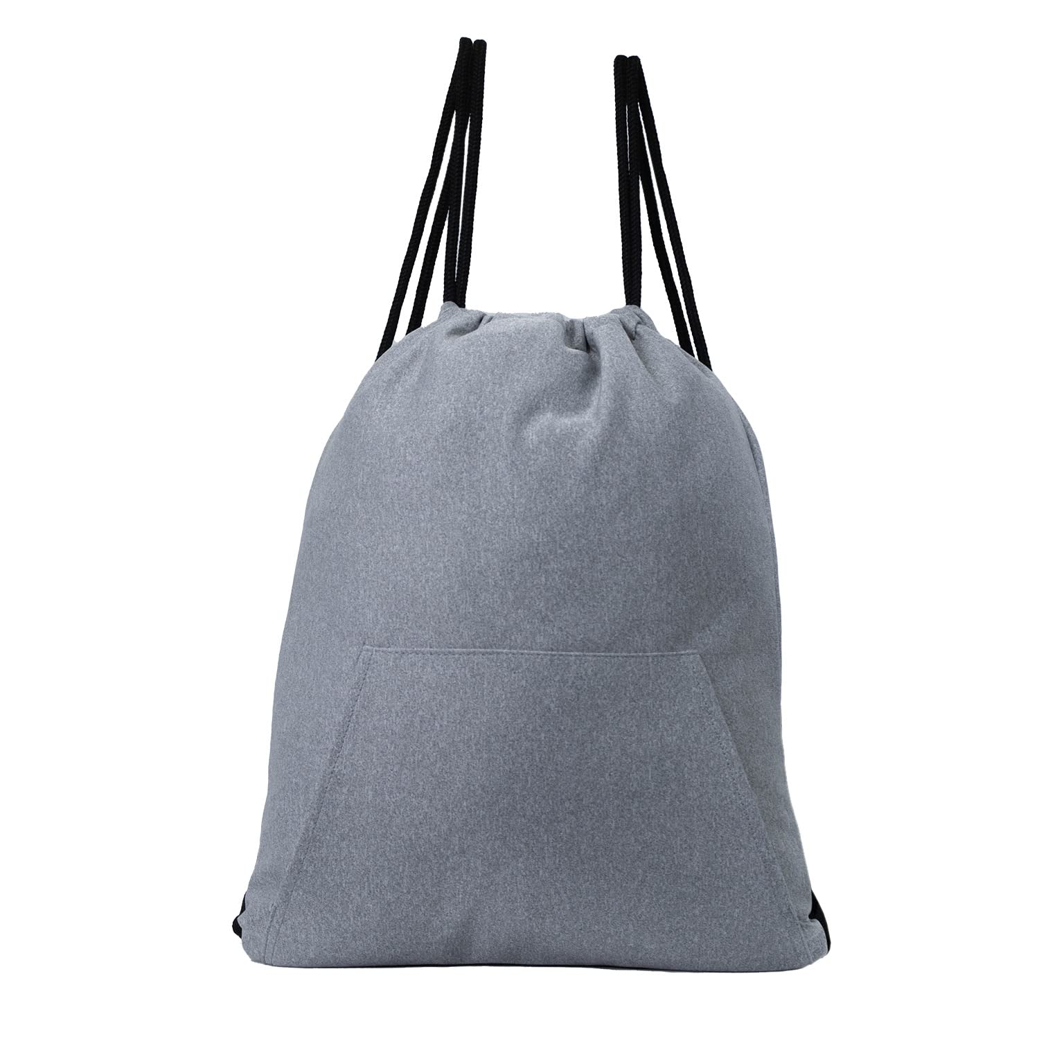 Moda West 50-Pack Grey Drawstring Backpacks - Lightweight & Durable Gym Bags for Sports, Travel, School & Outdoor Activities