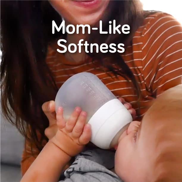 Nanobebe Flexy Silicone Baby Bottles with Triple Vented Nipples - Preemie Twin Pack for Newborns | Gentle Feeding Solution for Premature Infants at Home or Hospital