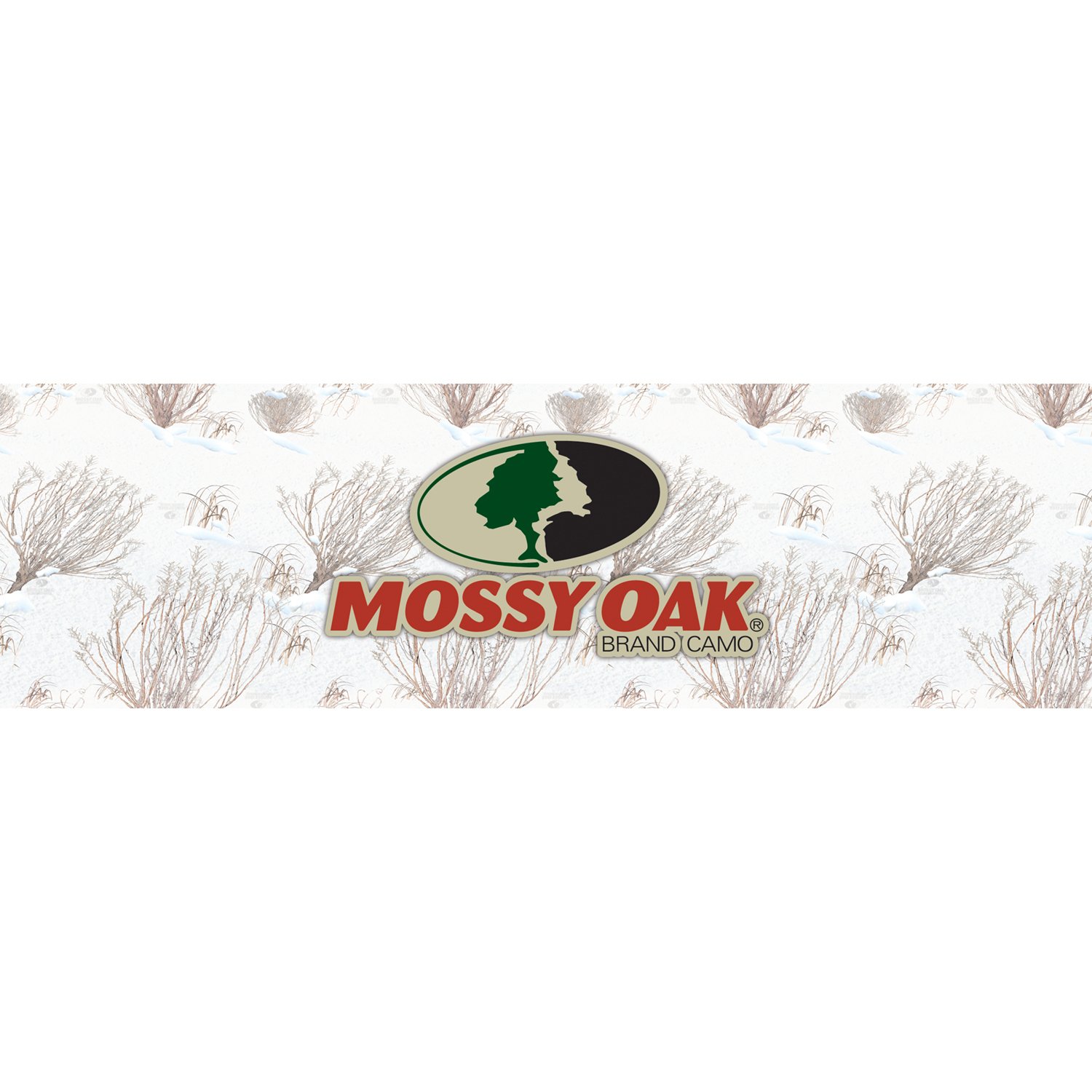 Mossy Oak Winter Brush 11010-WB-WL Window Graphic - Easy to Install, No-Fade, Durable Cast Vinyl Decal for Home, Office & Car Windows - Perfect for Hunting Season & Outdoor Decor