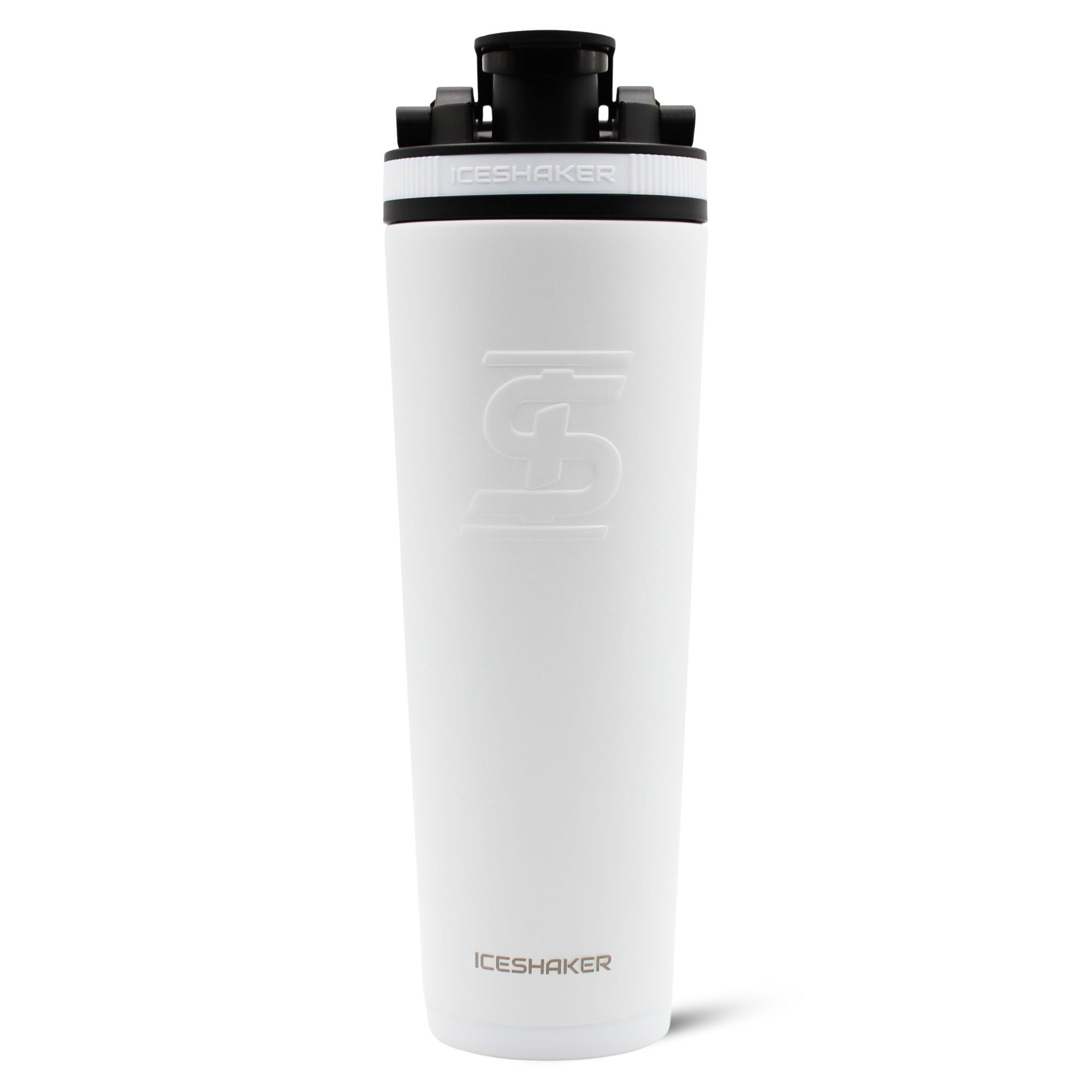 Premium Stainless Steel Ice Shaker Bottle - Leakproof Protein Shaker for Gym, Workouts & Travel - BPA-Free Fitness Water Bottle with Mixing Ball - Ideal for Protein Powder, Pre-Workout & Smoothies