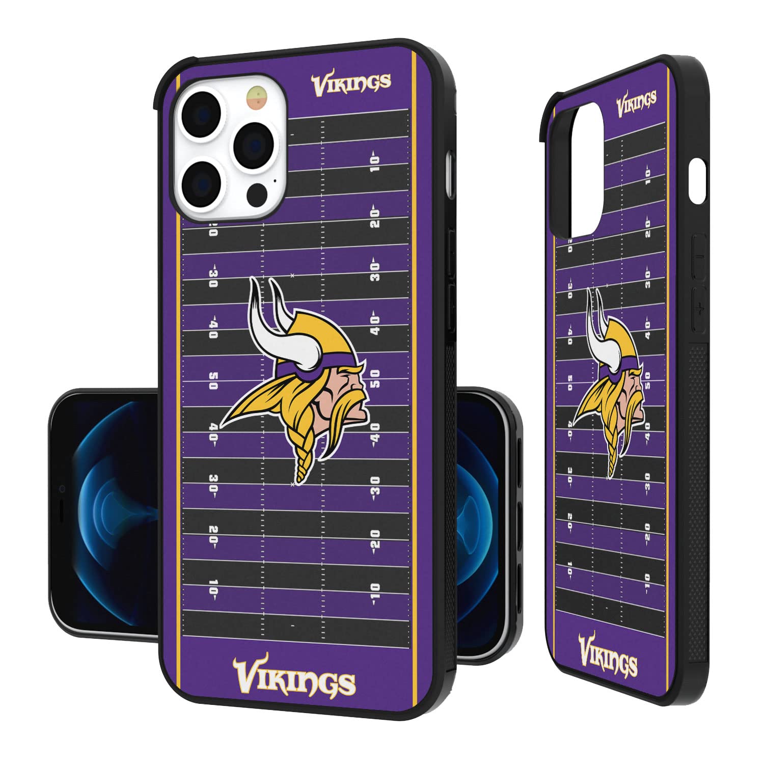 NFL iPhone Bumper Case with Team Field Design - Durable Protective Phone Cover for Football Fans | Perfect for Game Day, Tailgating & Showing Team Spirit