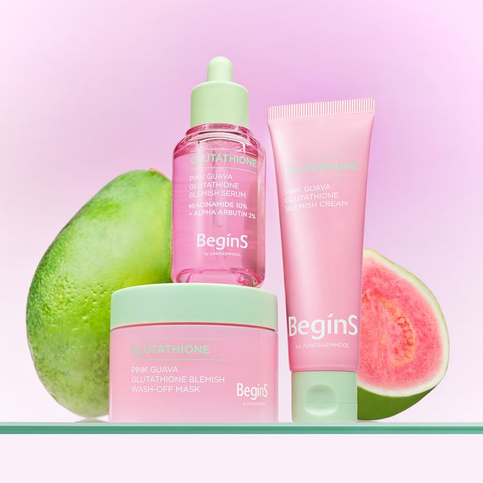 JUNG SAEM MOOL Pink Guava Glutathione Brightening Serum with 5ml Trace Cream - Korean Skincare for Radiant Complexion | Perfect for Daily Hydration & Anti-Aging Routine