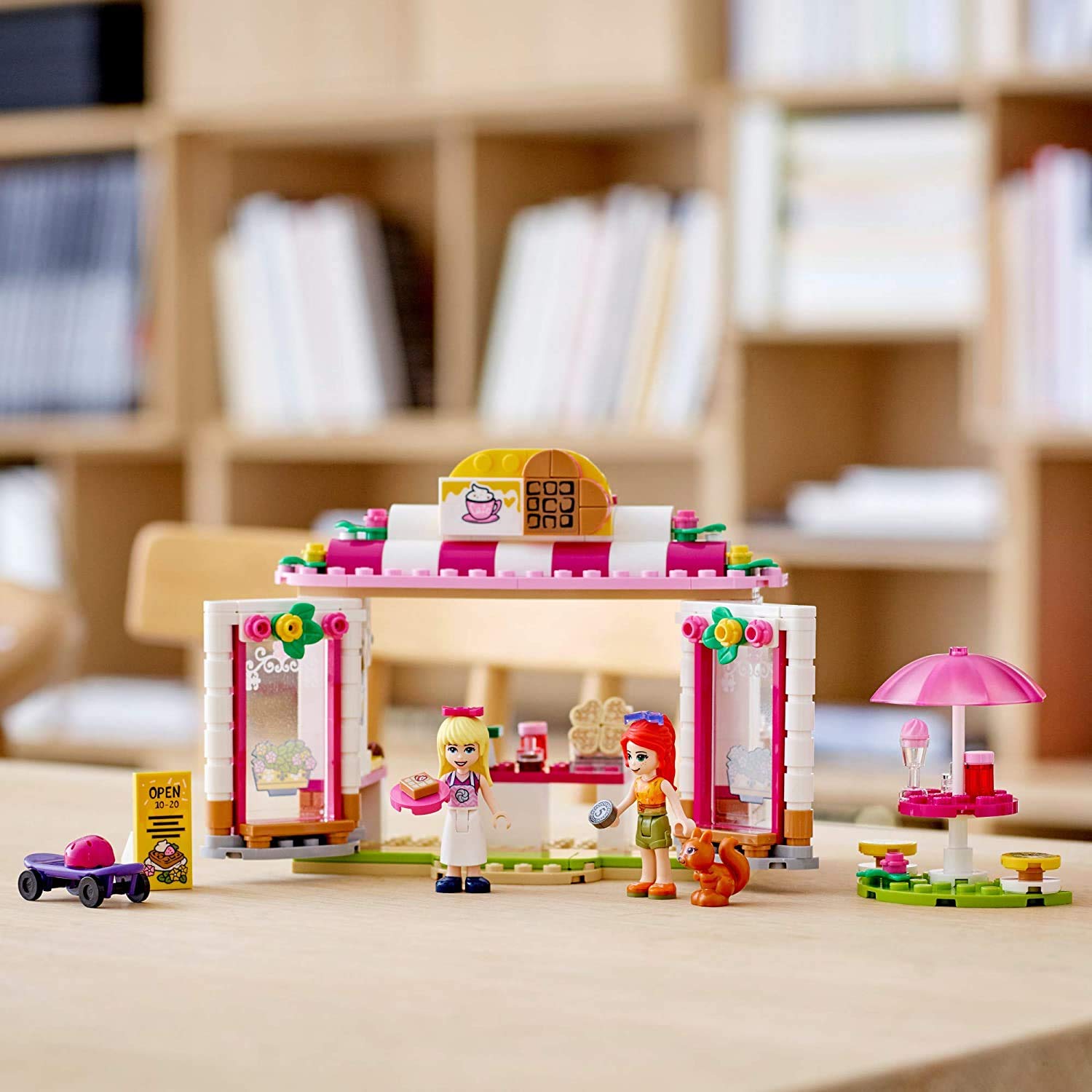 LEGO Friends Heartlake City Park Café 41426 Building Toy Set - 224-Piece Outdoor Café Playset with 2 Mini-Doll Figures for Creative Role Play | Perfect Birthday Gift for Kids Ages 6+ | Fun Pretend Play for Playdates & Family Game Nights