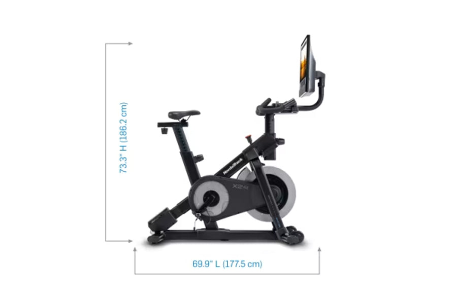 NordicTrack X24 Indoor Cycling Bike - Premium Home Exercise Bike for Cardio & Strength Training - Perfect for Home Gym & Fitness Enthusiasts