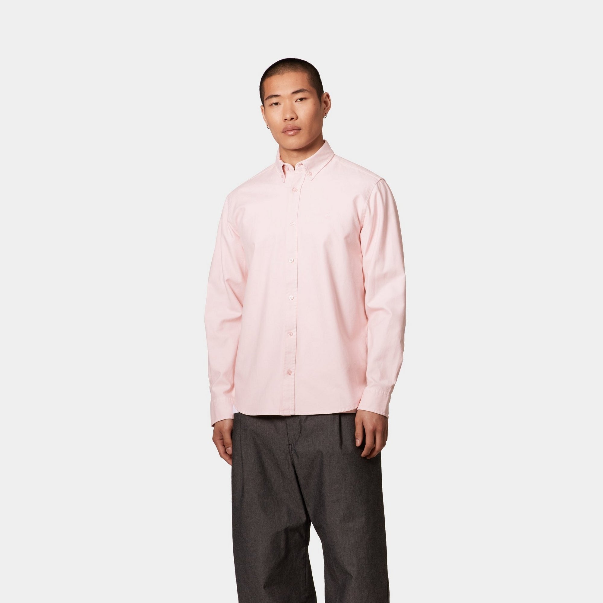 Bolton Shirt for Men | Breathable Cotton Casual Button Down Shirt in Air Pink | Perfect for Office, Date Night & Summer Outfits