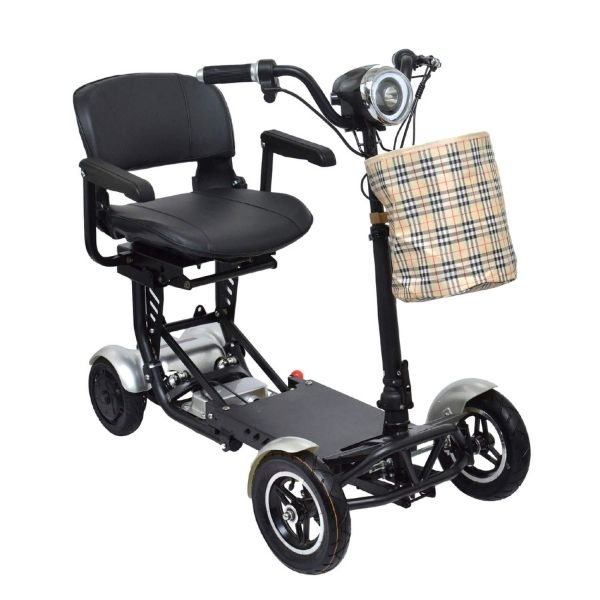 ComfyGo MS 3000 Plus Foldable Mobility Scooter for Seniors & Adults - Lightweight Electric Wheelchair with Long Battery Life - Perfect for Indoor & Outdoor Use, Shopping, Travel & Daily Mobility