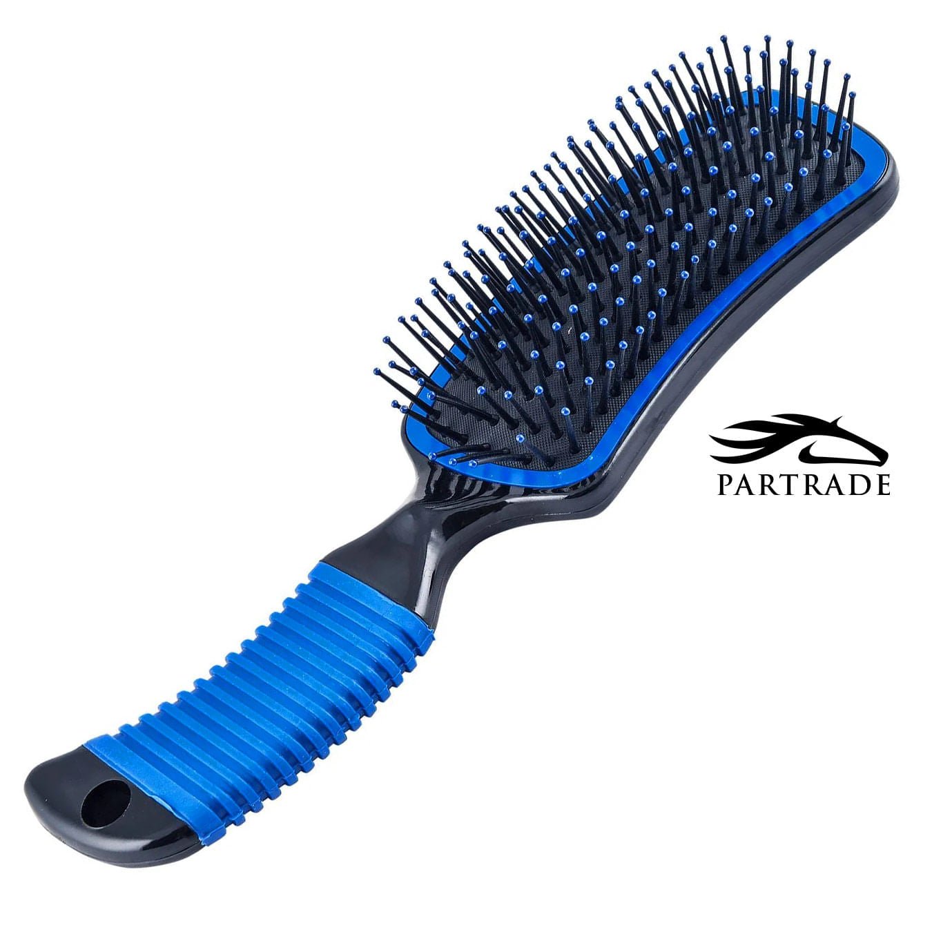 Curved Mane Brush for Horses - Detangling & Grooming Tool for Long Hair - Perfect for Show Prep & Daily Care - Ideal for Equestrian & Horse Enthusiasts