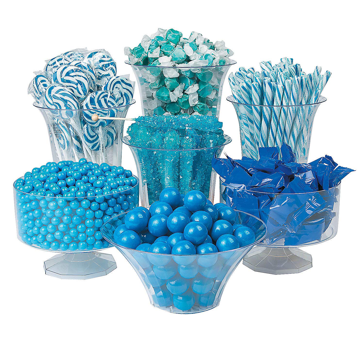 Blue Candy Buffet Assortment - Bulk Edible Candy for Parties & Events