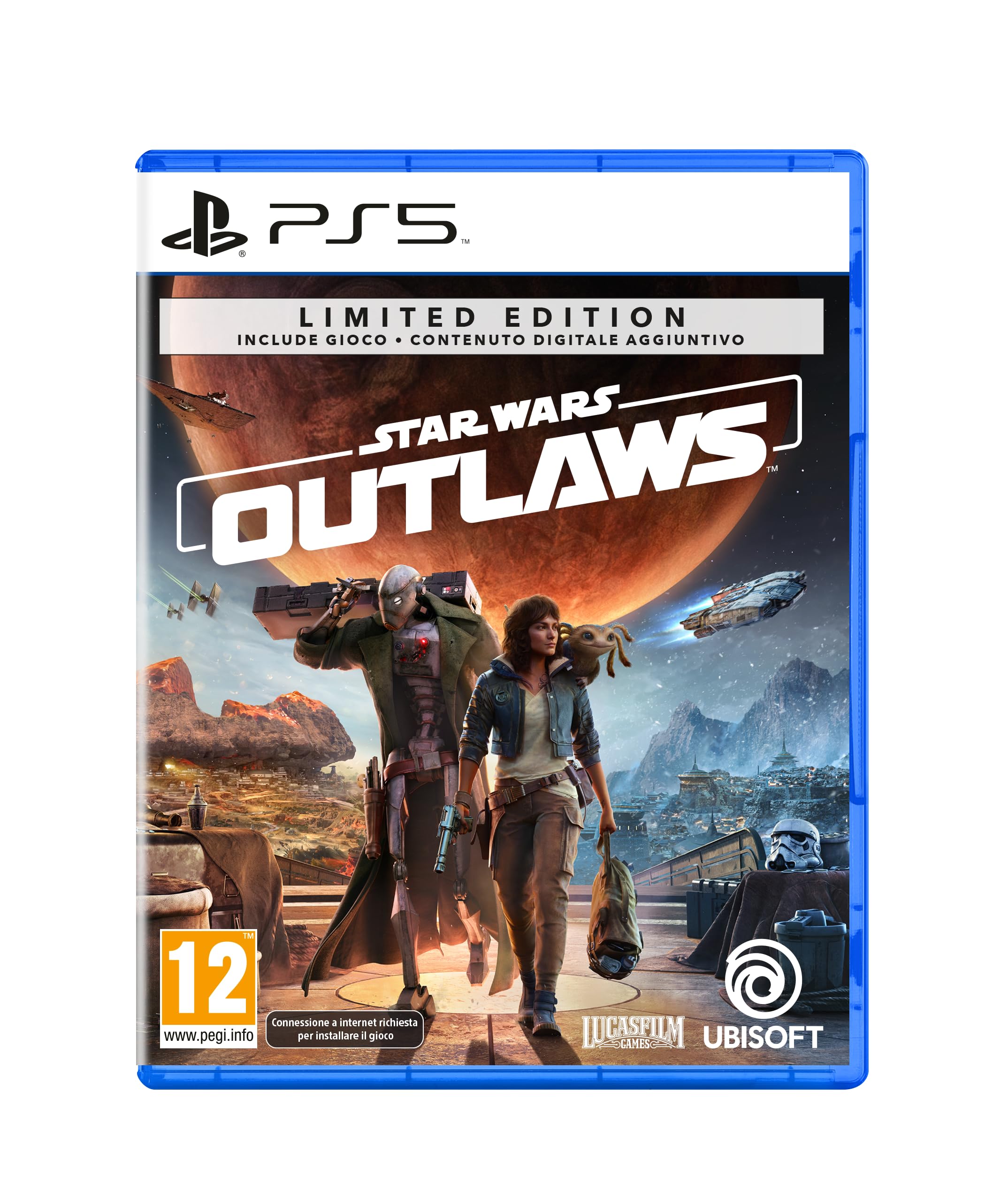 Star Wars Outlaws Limited Edition PS5 - Exclusive Amazon Collector's Edition | Action-Adventure Game for Sci-Fi Fans & Gift for Gamers | Perfect for Solo Play & Star Wars Collectors