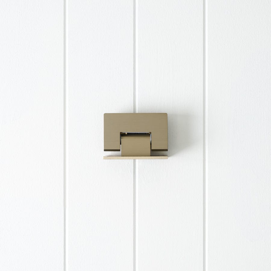 Brushed Nickel Shower Door Hinge - Glass to Wall Mount for Bathroom & Shower Enclosure - Durable & Stylish for Modern Homes
