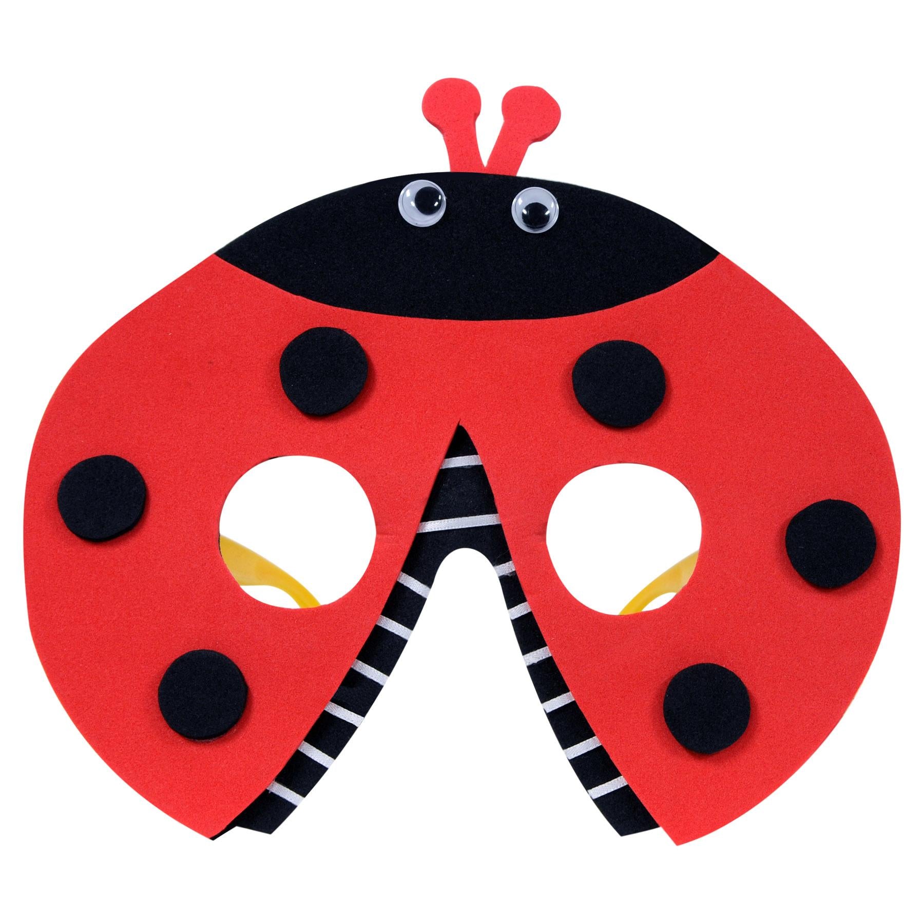 12 Pack Beistle Ladybug Glasses - Fun Party Favors for Kids Birthday, Baby Shower & Themed Events - Perfect for Costume Accessories & Photo Props