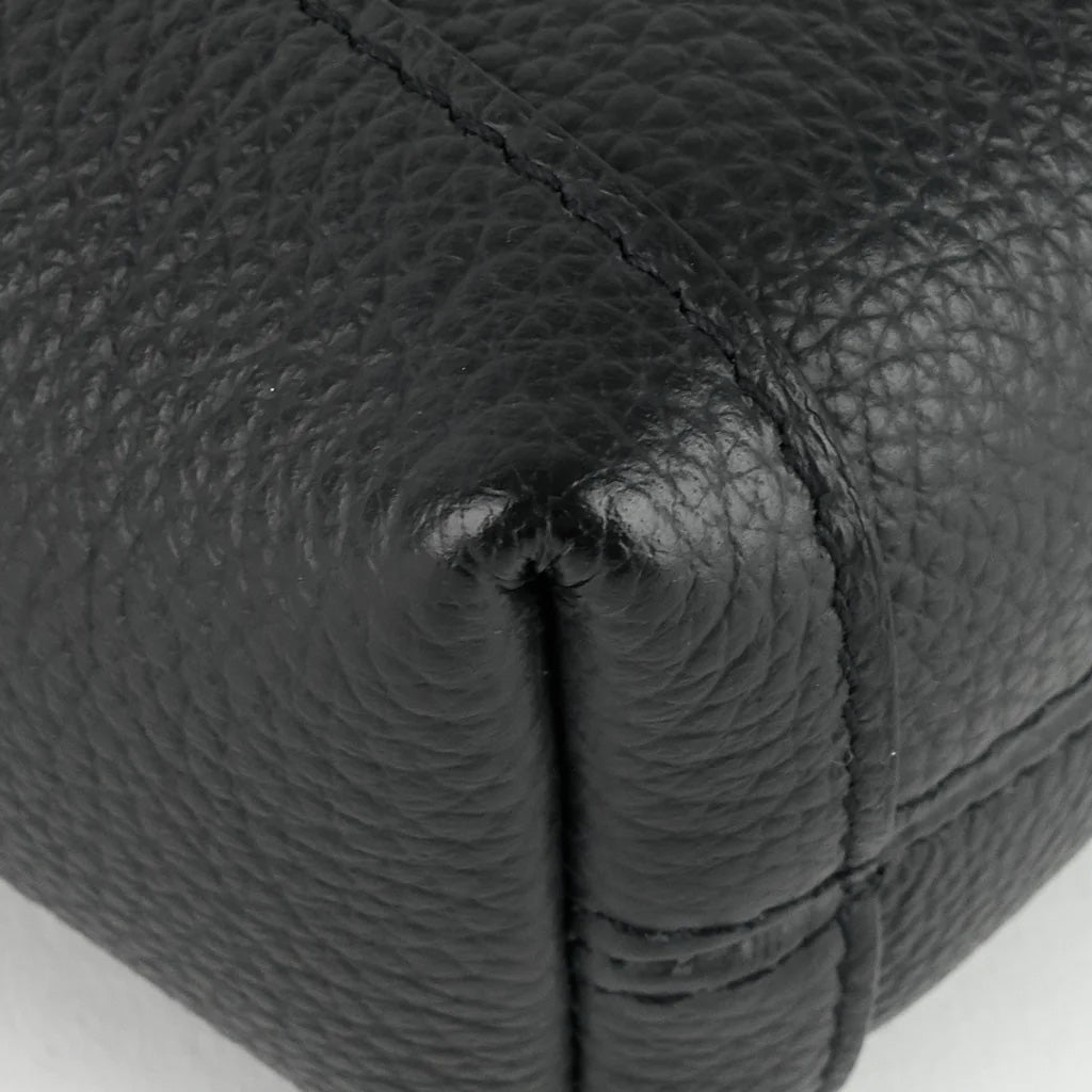 Balenciaga Black Calfskin Hourglass Messenger Bag for Women - Luxury Leather Crossbody Purse for Work, Travel & Everyday Use