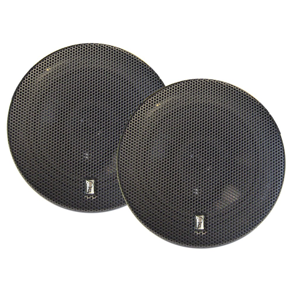 Poly-Planar MA8506B 6-Inch 3-Way Marine Speakers - High Power Waterproof Boat Audio System for Boats, Yachts & Outdoor Marine Use