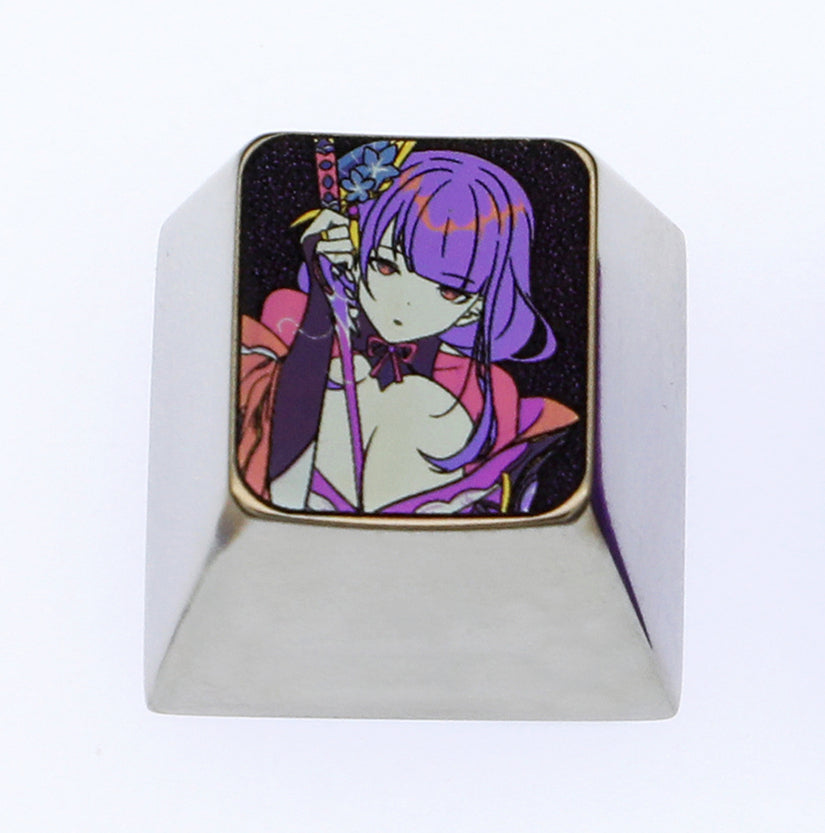 Beelzebul Titanium Alloy 1U Metal Custom Keycap - Personalized Mechanical Keyboard Keycap for Gaming, Typing & Custom Builds