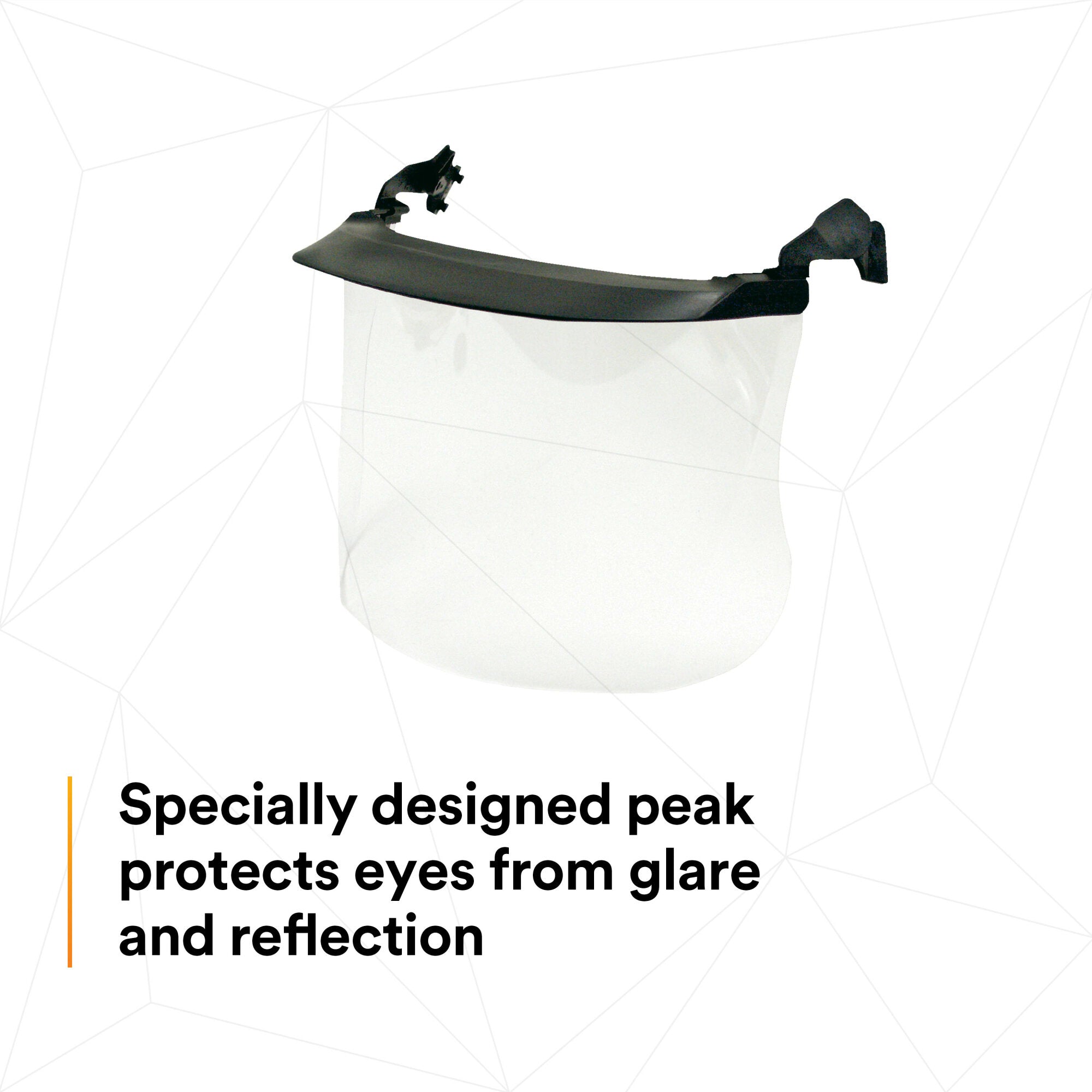 3M Clear Polycarbonate MultiVisor System V4F 10P - Face Shield for Safety Protection - Ideal for Construction, Healthcare & Industrial Use