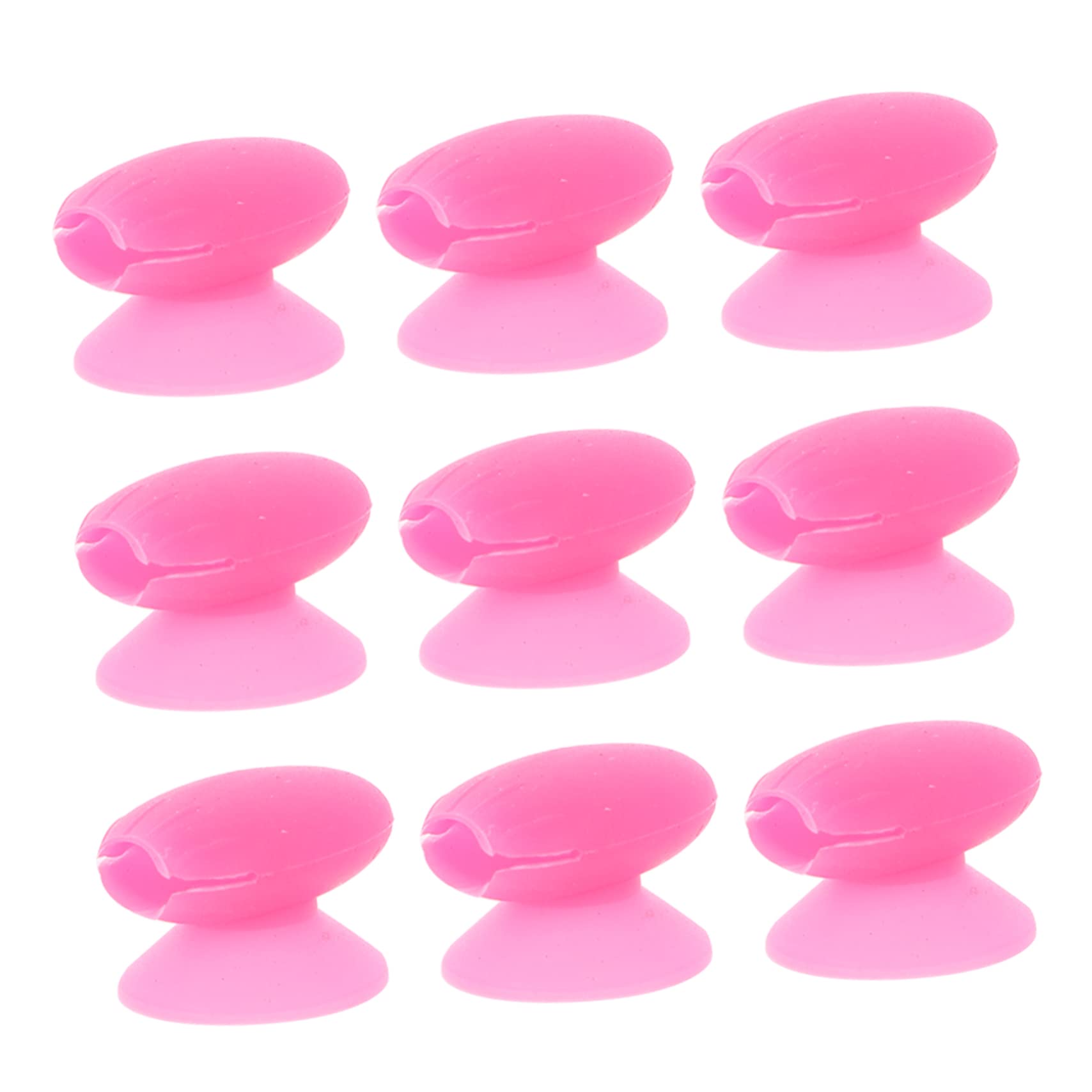 FOMIYES 10-Piece Silicone Lip Brush Covers Set - Protective & Anti-Lost Makeup Brush Caps for Lipstick Brushes | Perfect for Travel, Salon & Professional Makeup Kits