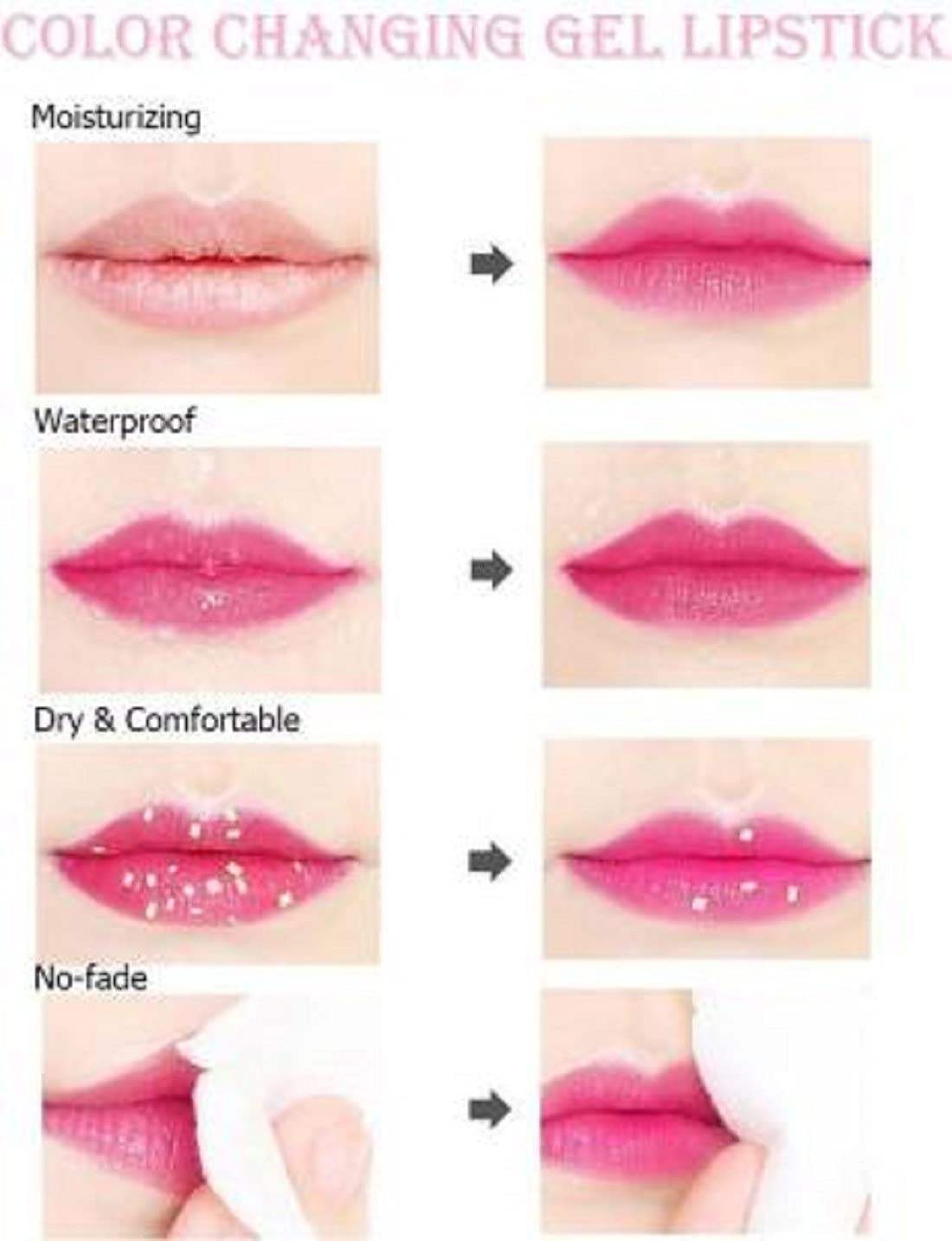 Best Moisturizing Jelly Gel Lipstick for Dry & Cracked Lips - Hydrating Lip Care for All-Day Comfort | Perfect for Winter, Makeup & Daily Lip Treatment