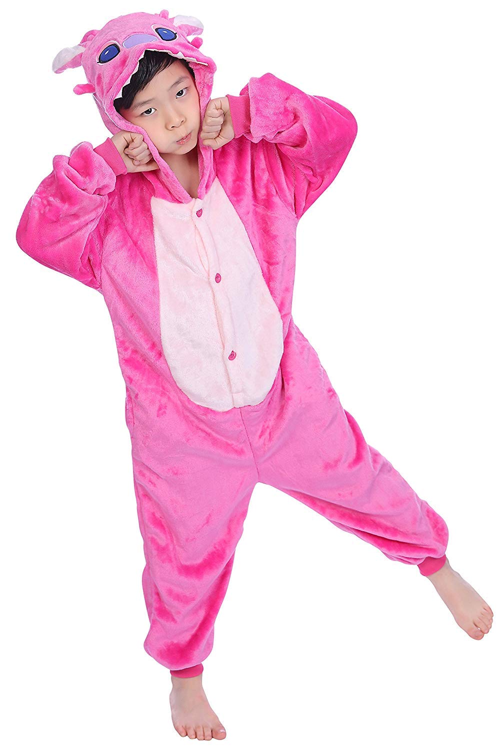 LeaveLive Kids Animal Onesie - Soft Halloween Costume & Cozy Pajamas for Boys and Girls - Perfect for Dress-Up, Sleepovers, and Birthday Parties