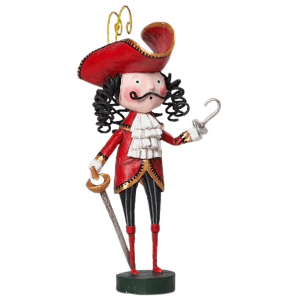 Captain Hook Lori Mitchell Collectible Figurine - Limited Edition Disney Peter Pan Villain Statue - Perfect for Disney Fans, Collectors & Home Decor