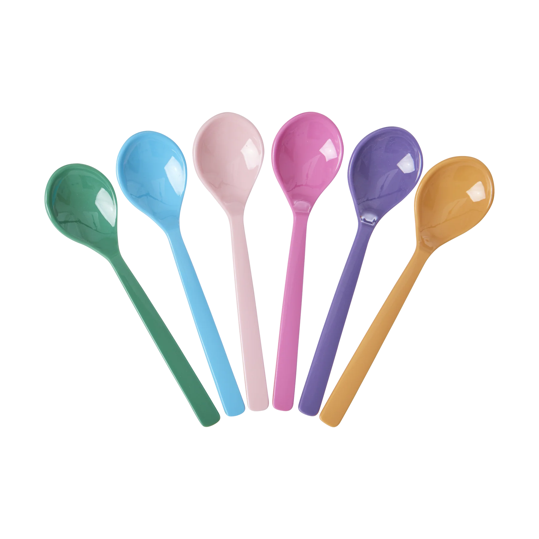 Premium Melamine Teaspoons Set - Durable, Lightweight & BPA-Free Plastic Spoons for Tea, Coffee, Desserts - Perfect for Home, Office, Restaurant & Outdoor Use
