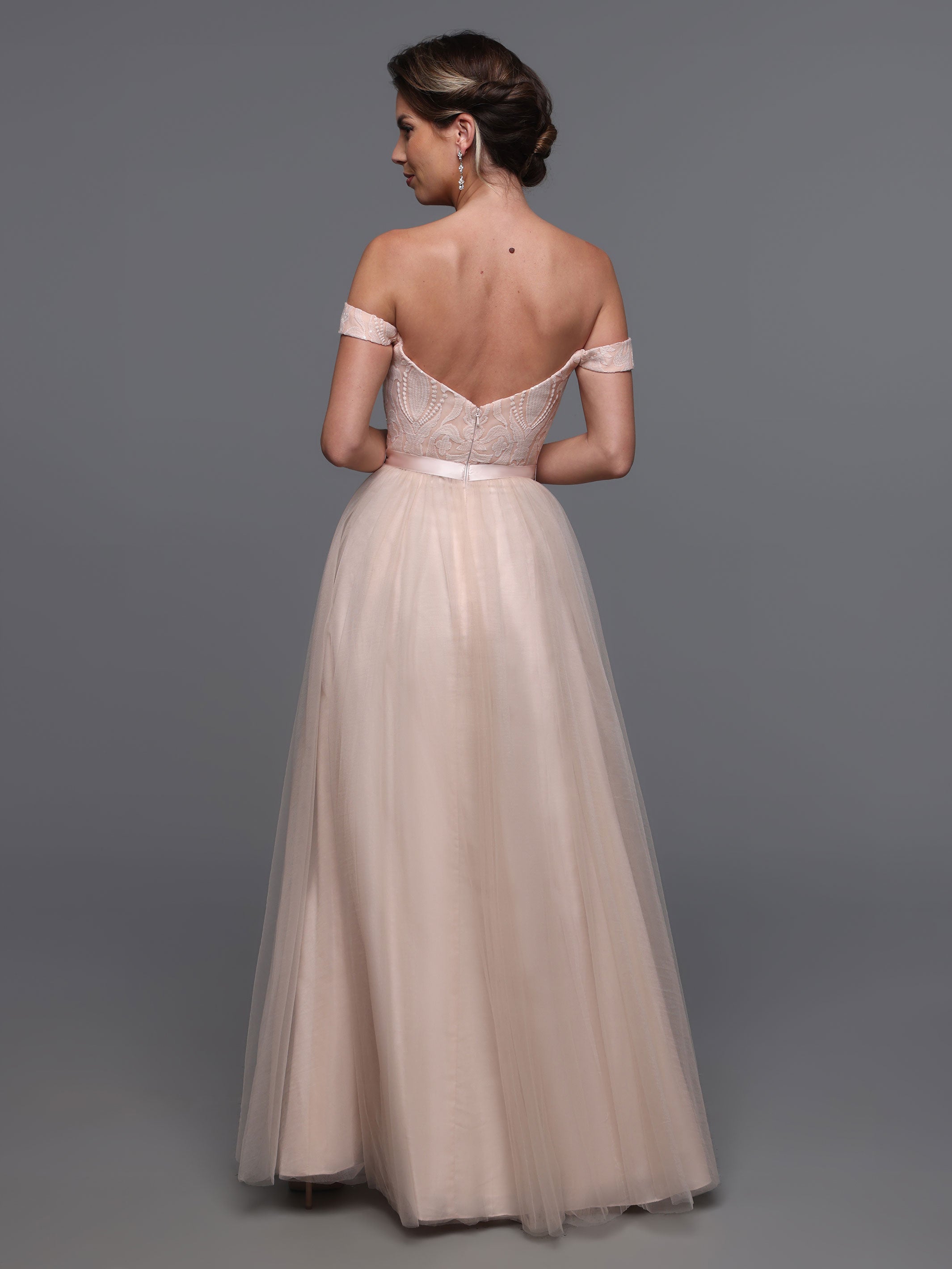 Elegant Off-the-Shoulder Sequin Lace A-Line Bridesmaid Dress - Perfect for Weddings, Prom & Formal Events