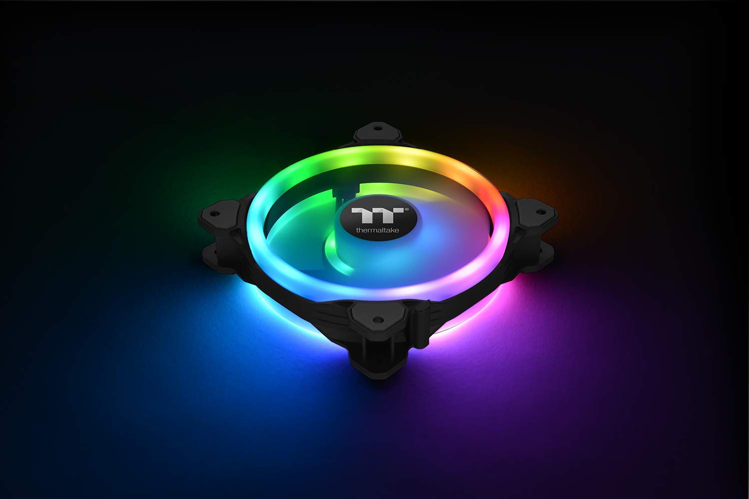 Thermaltake Riing Trio 12 RGB 120mm PC Cooling Fans - 3 Pack with Vibrant LED Lighting for Gaming Rigs, Workstations & PC Builds