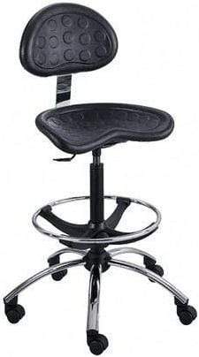 Safco 6660 SitStar Adjustable Tractor Seat Stool - Heavy Duty Swivel Bar Stool for Workshop, Garage & Farm - Ergonomic Comfort for Mechanics, Farmers & DIY Enthusiasts