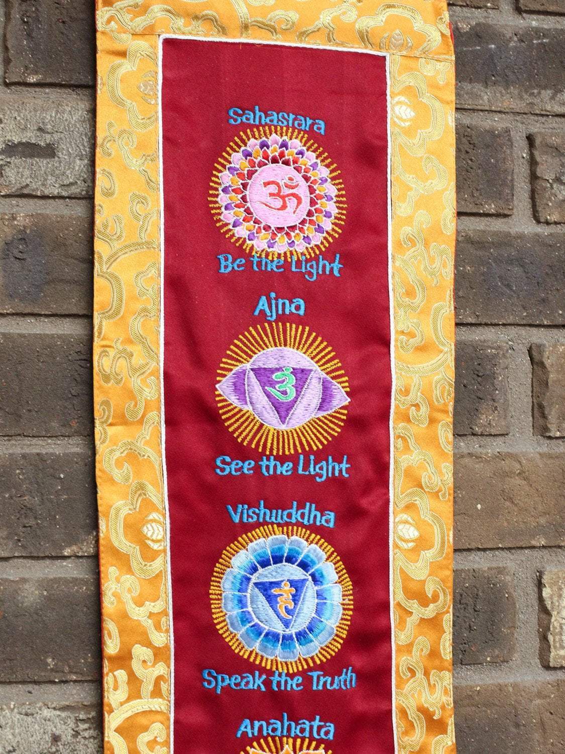 7 Chakras Yoga Wall Hanging Decor - Spiritual Meditation Tapestry for Home, Studio & Sacred Space