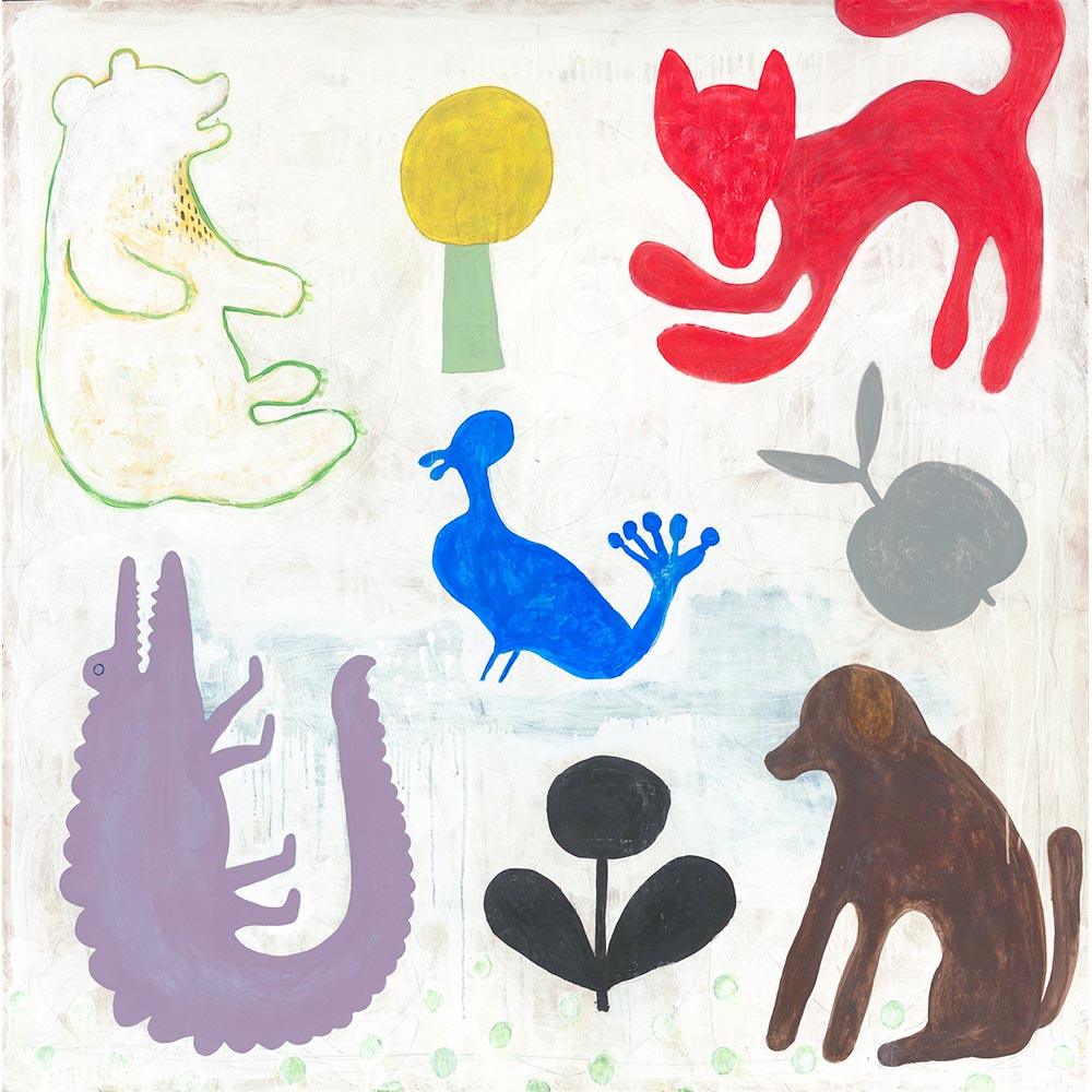 Mr. Boyd's Animals Gallery Wrap Canvas Art Print - Premium Wildlife Wall Decor for Living Room, Bedroom & Office