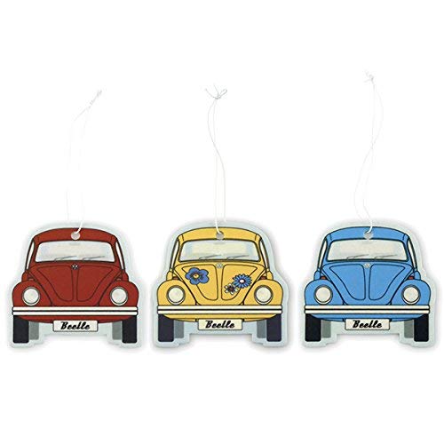 Premium Volkswagen Beetle Car Air Freshener - Red Scented Hanging Freshener for Cars | Eliminates Odors & Freshens Vehicle Interior | Perfect for VW Beetle Owners & Classic Car Enthusiasts