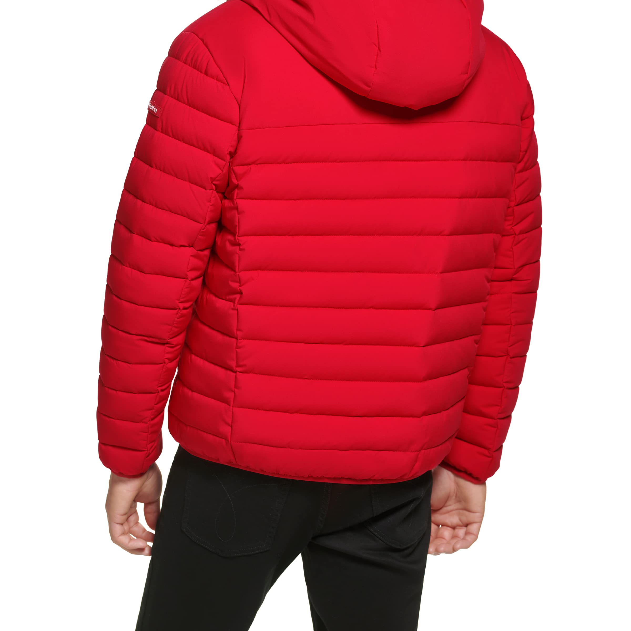 Calvin Klein Men's Mid-Weight Sherpa Lined Puffer Jacket - Warm Winter Coat for Outdoor Activities & Casual Wear