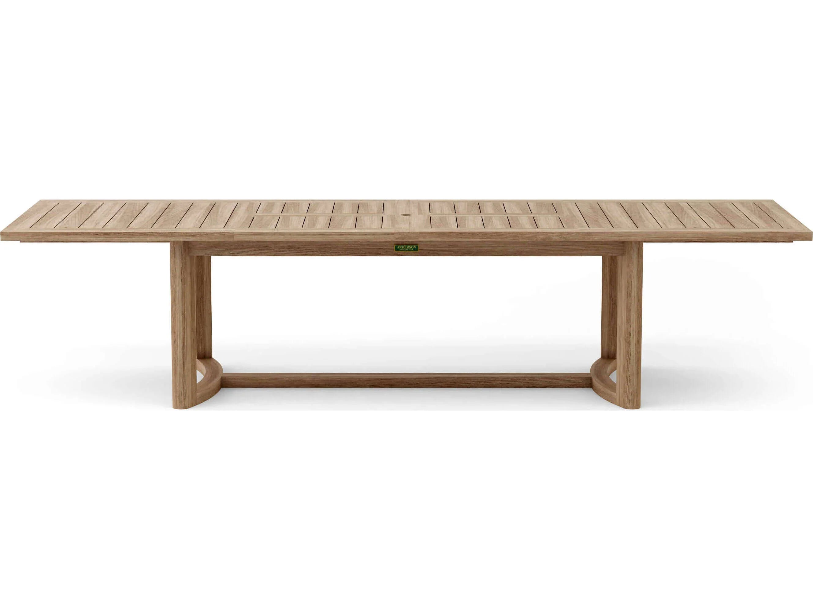 Anderson Teak Catania Outdoor Extension Dining Table DS 337 - Weather-Resistant Teak Wood Patio Table for Backyard, Garden & Poolside Entertaining