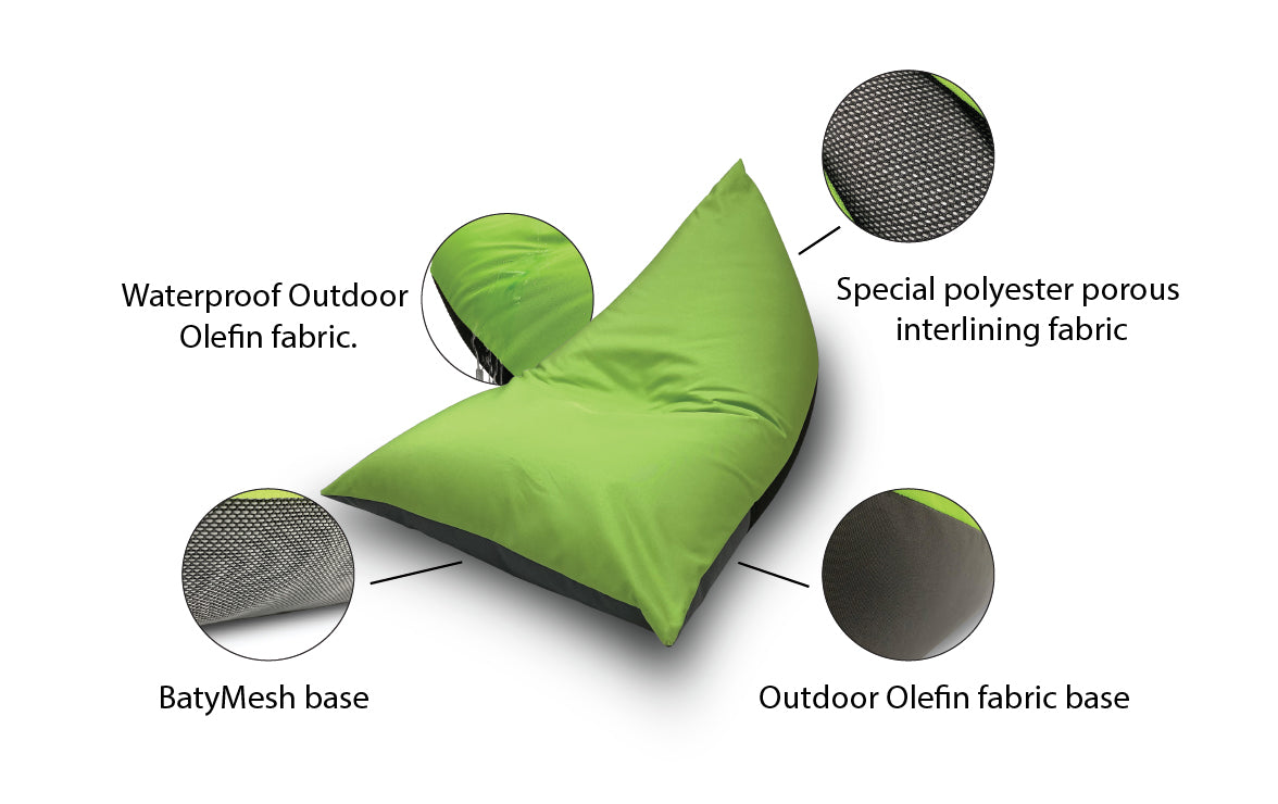 Waterproof Outdoor Bean Bag Chair - Durable & Comfortable for Patio, Poolside, Beach, and Backyard Relaxation