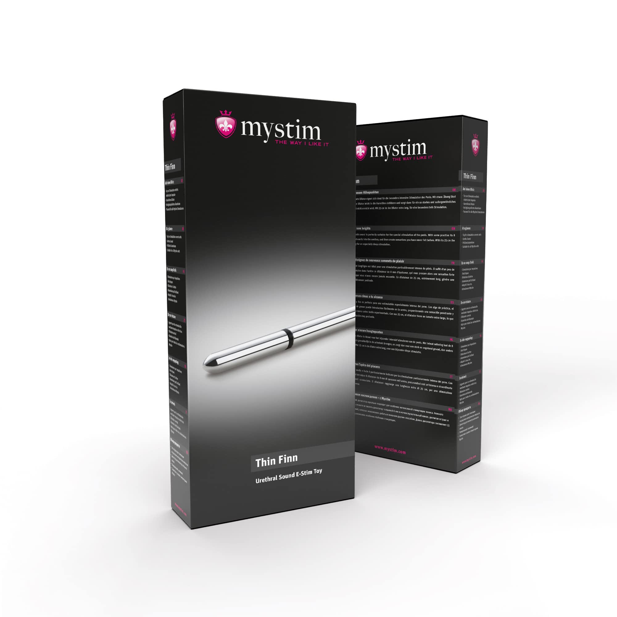 Premium Thin Finn Urethral Sound - Medical Grade Stainless Steel Urethral Dilator for Urology Procedures & Sensual Play - Ideal for Catheter Insertion, Sounding Practice & BDSM Exploration