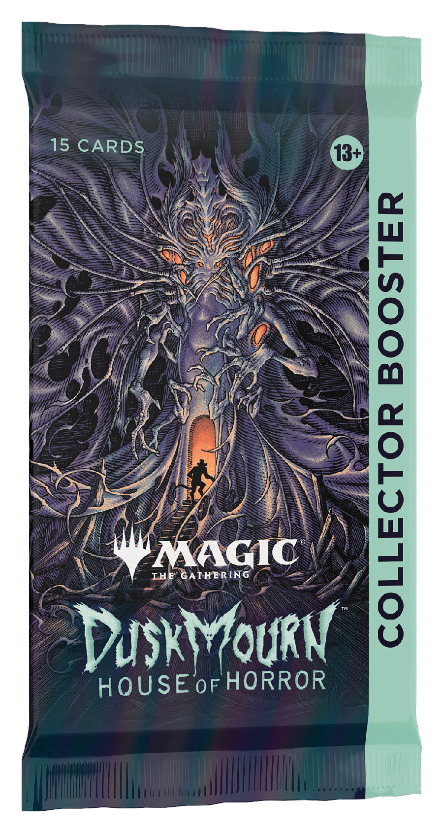 Magic: The Gathering Duskmourn - House of Horrors Collector Booster Pack | Horror-Themed MTG Cards for Collectors & Players | Perfect for Game Nights & Tournaments