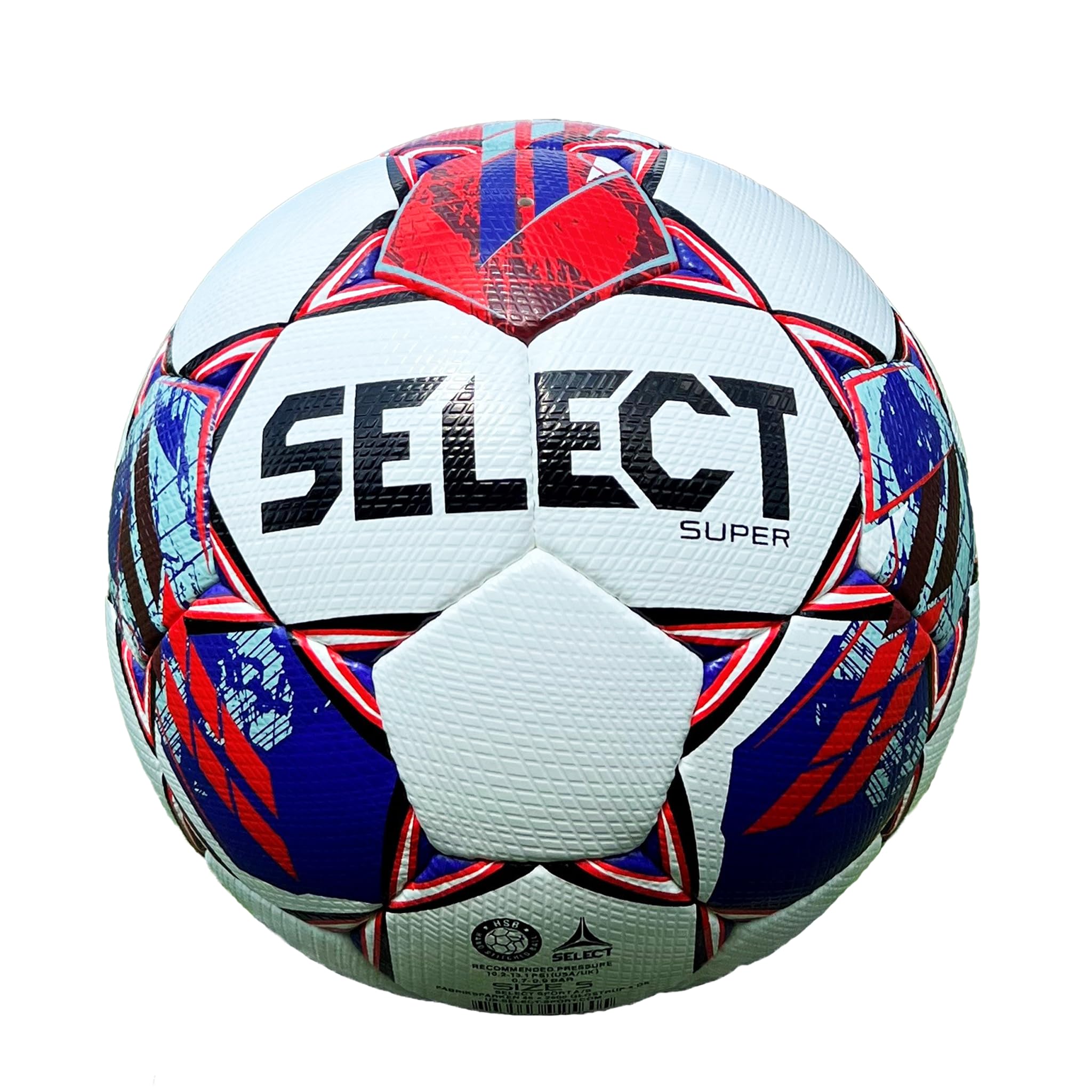 Premium Select Super Soccer Ball - Official Size 5 Match Ball for Training & Games - Perfect for Youth, Adult, and Professional Players - Indoor & Outdoor Use