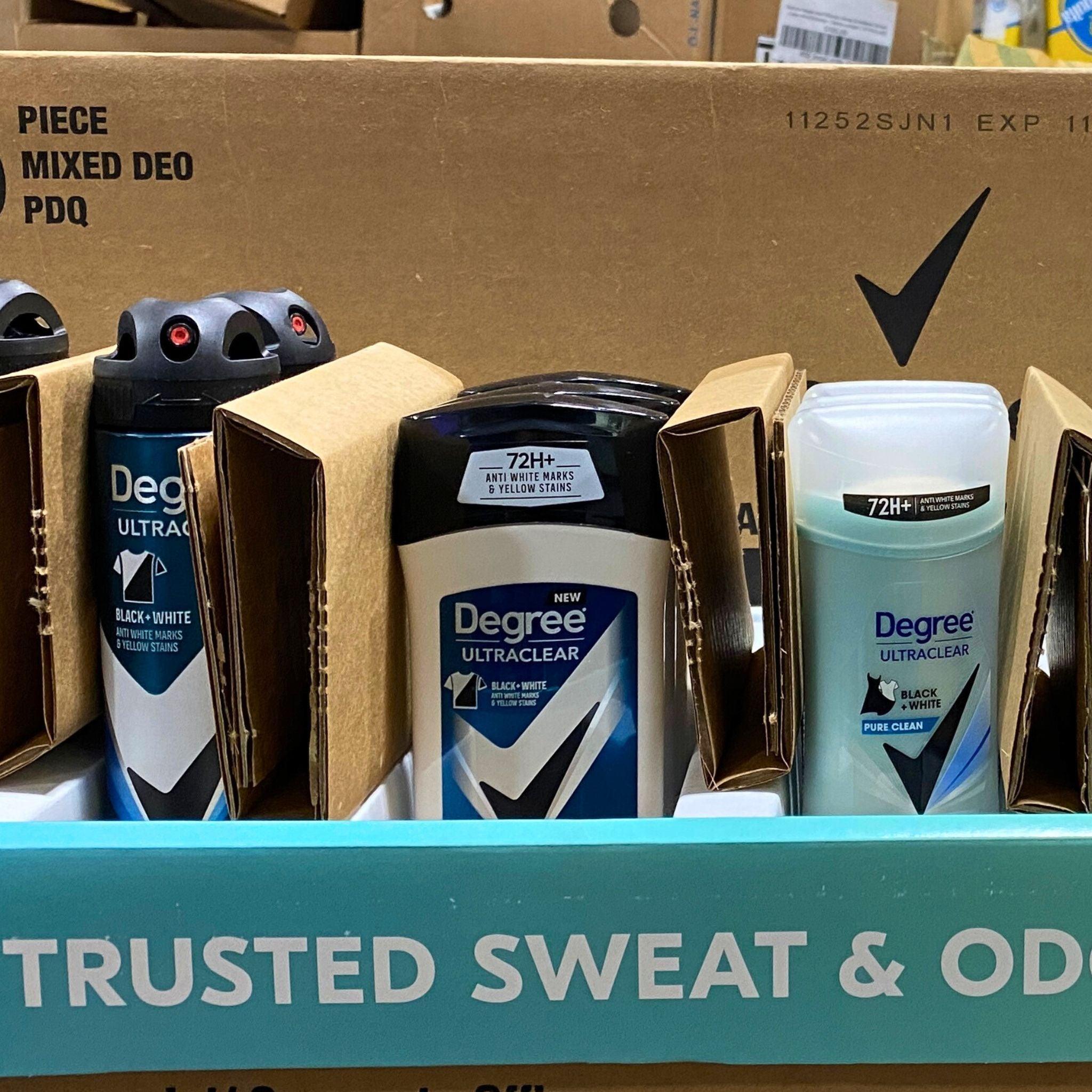 Degree Mixed Display Antiperspirant Dry Spray & Invisible Solid Deodorant (52-Piece Bulk Pack) - Fresh All Day Protection for Men & Women at Work, Gym or Outdoor Activities